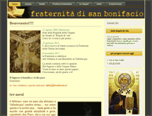 Tablet Screenshot of bonifacius.it